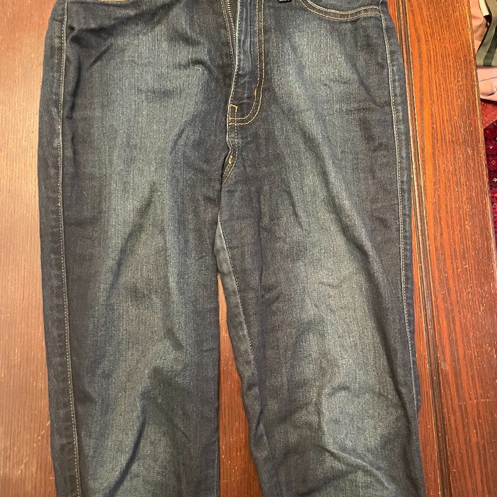 Dark Blue Wash Skinny Jeans Size 3 Vibrant Brand